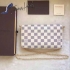 Louis Vuitton small choin bag white